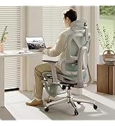 FLEXISPOT ErgoX Premium Ergonomic Office Chair with Footrest- Adjustable 3D Armrests, Dynamic Lum...