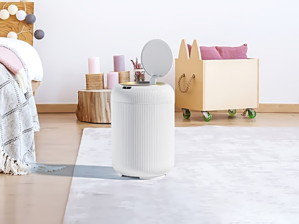 motion sensor bathroom trash can