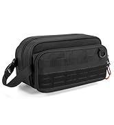 Prokva Tactical Toiletry Travel Bag for Men, Dopp Kit Shaving Organizer Case for Toiletries, Show...
