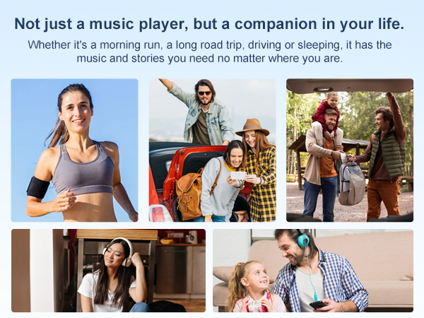 MP3 Player with Bluetooth and WiFi