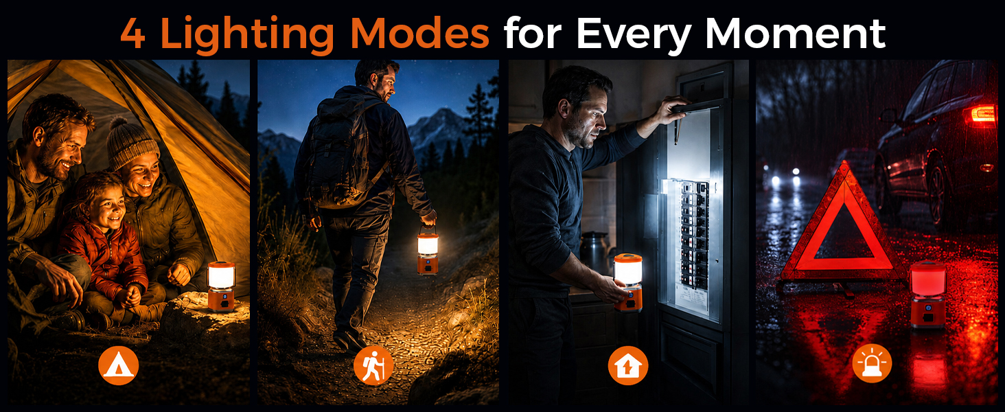Lanterns for Power Outages Indoor, Outdoor &amp;amp;amp; Emergency Use