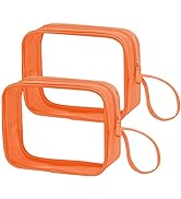 Lermende Clear Pencil Case 2 Pack,Big Capacity Marker Bag For Kids Girl,Clear Pencil Pouch Marker...