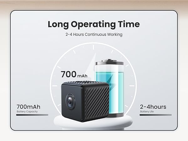 4K Mini Indoor Wireless Micro Camera