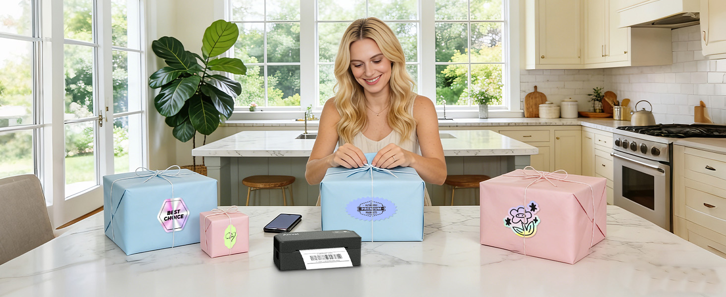 Arrvel label maker for Custom Gift Labels &amp;amp;amp; Shipping Labels