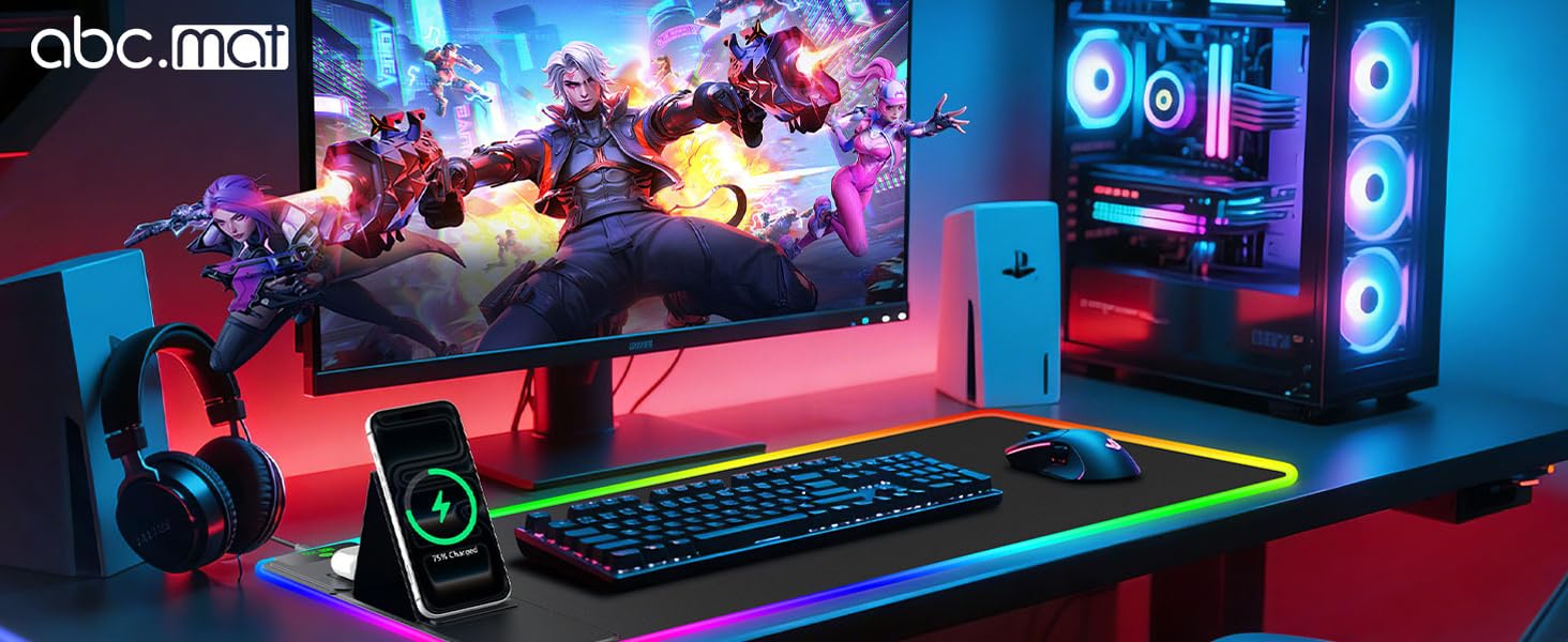 rgb gaming mouse pad