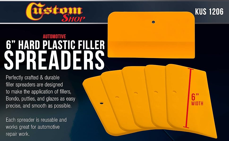 6&amp;amp;amp;#34; Hard Plastic Filler Spreaders