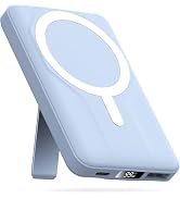 Azmuth Magnetic Power Bank,10000mAh for MagSafe Battery Pack, 22.5W PD Fast Charging,LED Display ...