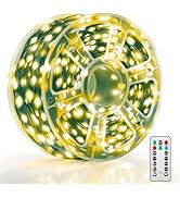 Mlambert 1200 LED Christmas Lights 394FT, Outdoor Waterproof Dimmable Fairy Lights with Remote, 8...