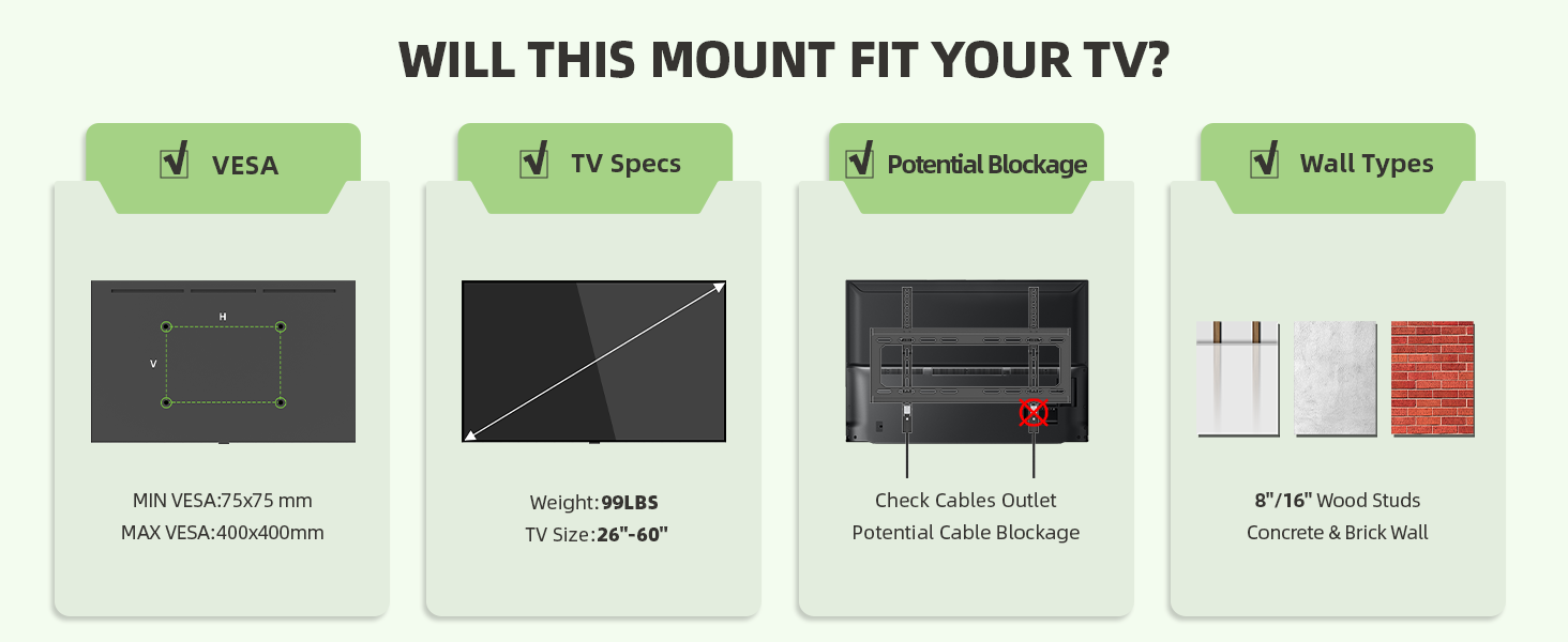 tv mount 55 inch