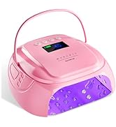 Makartt UV Nail Lamp – 30W Fast Curing UV Light with Handle Rechargeable Cordless Nail Dryer for ...