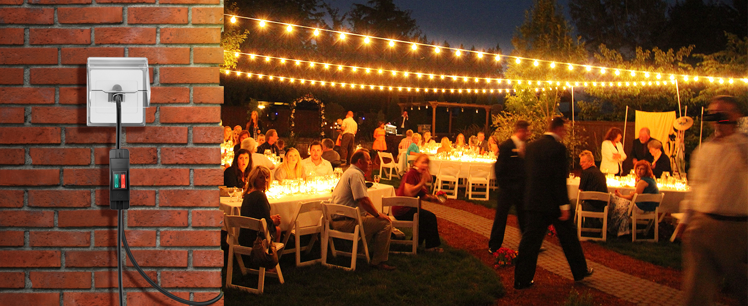 2 Way Power Cord Splitter Cable