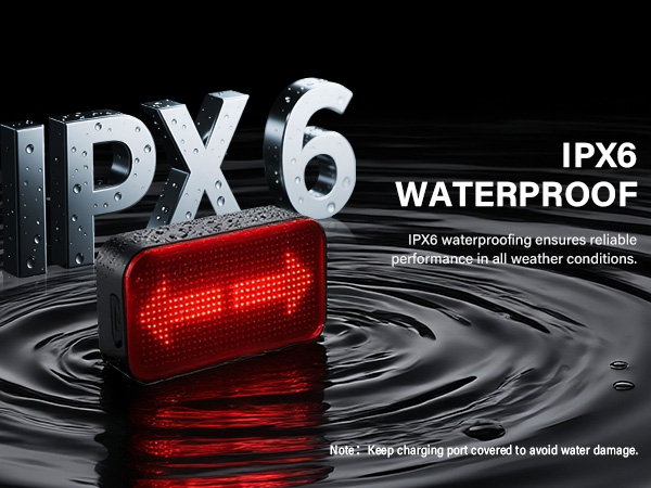 IPX6 WATERPROOF