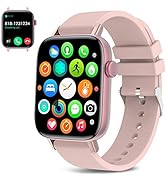 1.90'' with Smart Watch(Answer/Make Calls),Smart Fitness Tracker Watches for Android/iOS Phones,B...