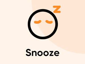 alarm clock can be snoozed for extra 9 minutes sleep