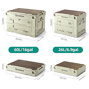 Products Size Information -Large(16gal)+Small(6.9gal)