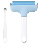 GAUENEEN Rubber Brayer Roller and Mat Tweezers Remover Set, Vinyl Roller Tools for Crafting with ...