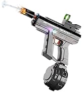 Electric Water Gun,Automatic Water Guns with Muzzle Flash, with Water Absorption,800CC Large Capa...