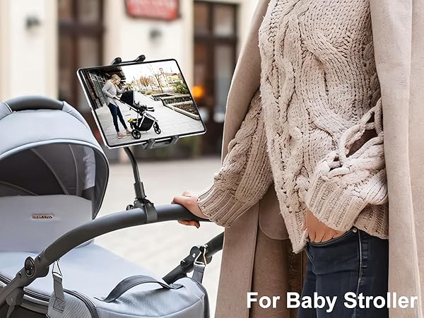stroller tablet holder
