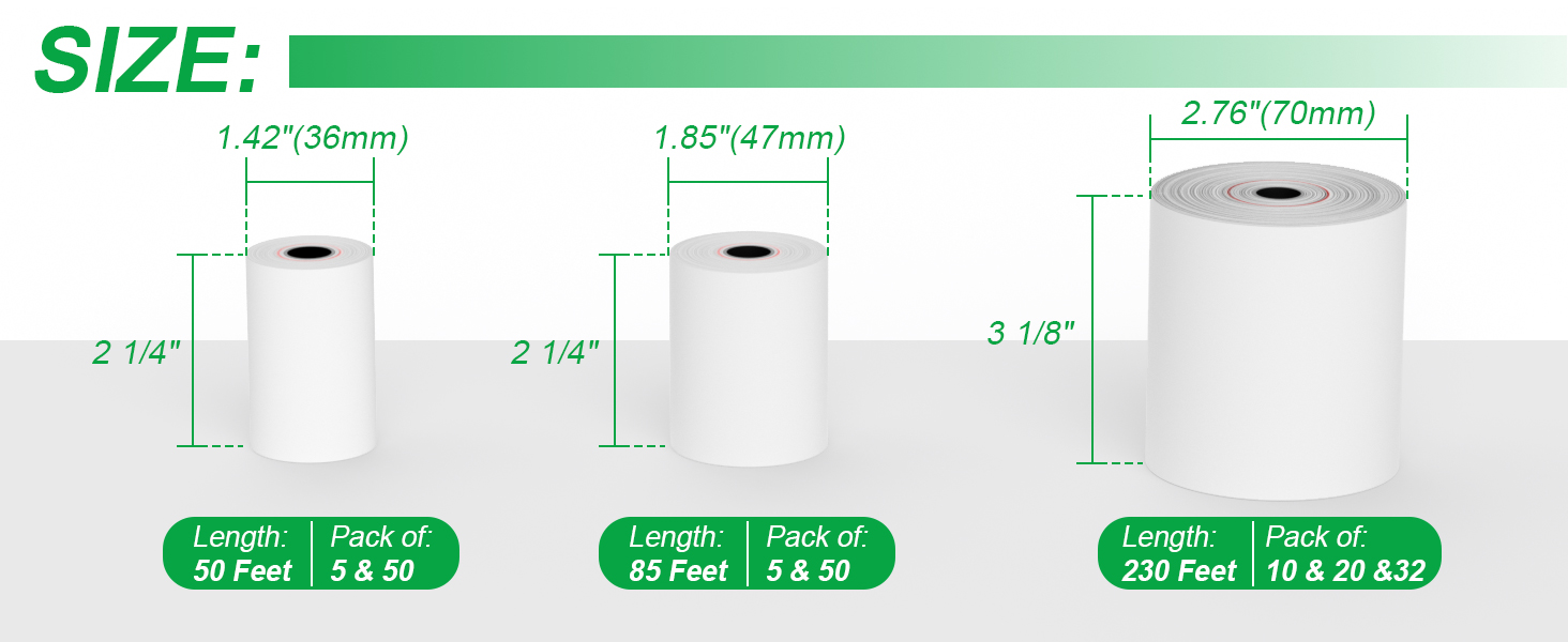 Receipt Paper Rolls