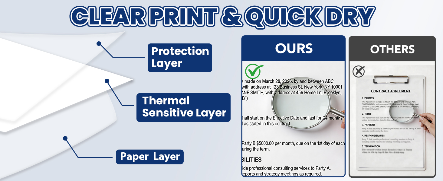 thermal paper 8.5 x 11