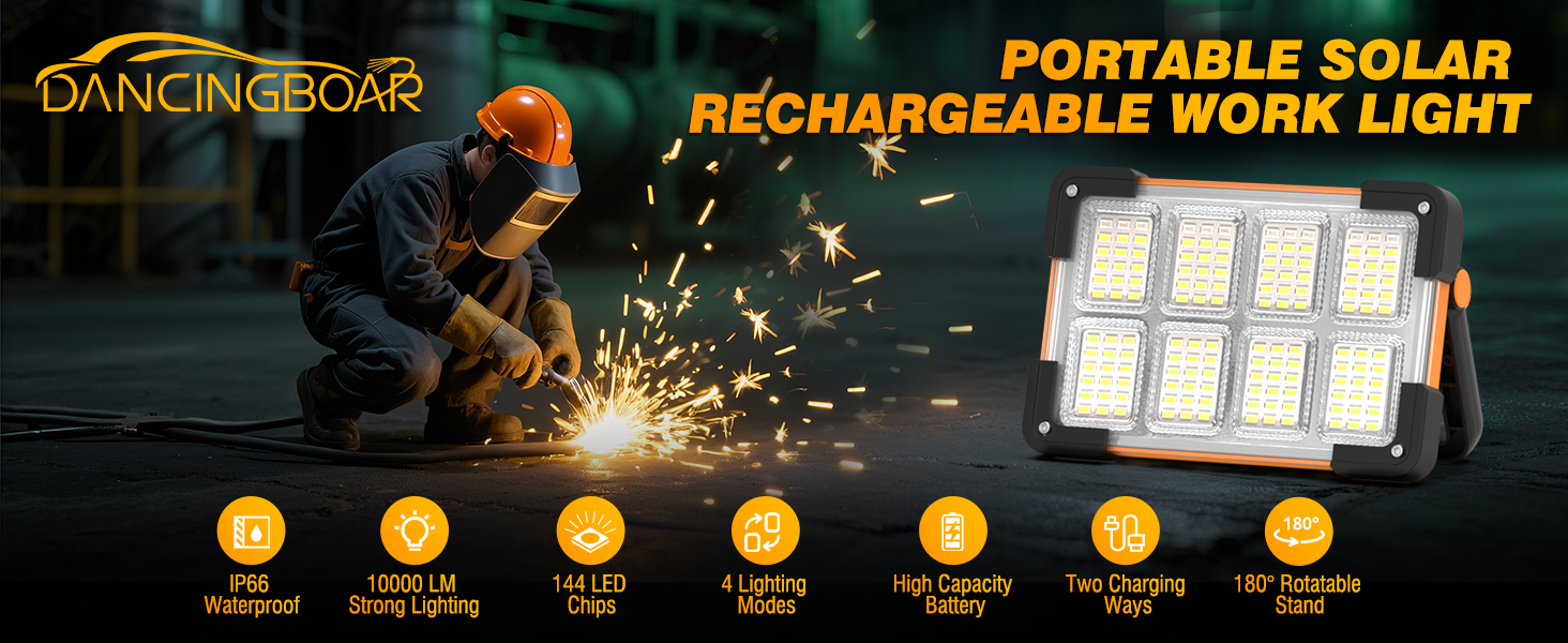 solar work light