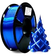 GIANTARM 3D Printer Filament, Silk Royal Blue Pla Filament, 1Kg(2.2lbs) Spool, 1.75mm Dimension A...