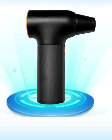 130000RPM High-Power PC Cleaner, 3 Speeds, Rechargeable Mini Blower
