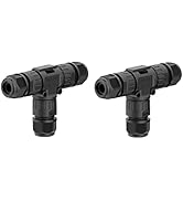 HFJY 3Way Ip68 Waterproof Junction Box M20 3pin T-Type Electrical Connector Outdoor Extension Cor...