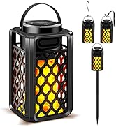 Outdoor Bluetooth Speakers, Tesoorda Waterproof Wireless Bluetooth Speaker with Torch Light, Port...