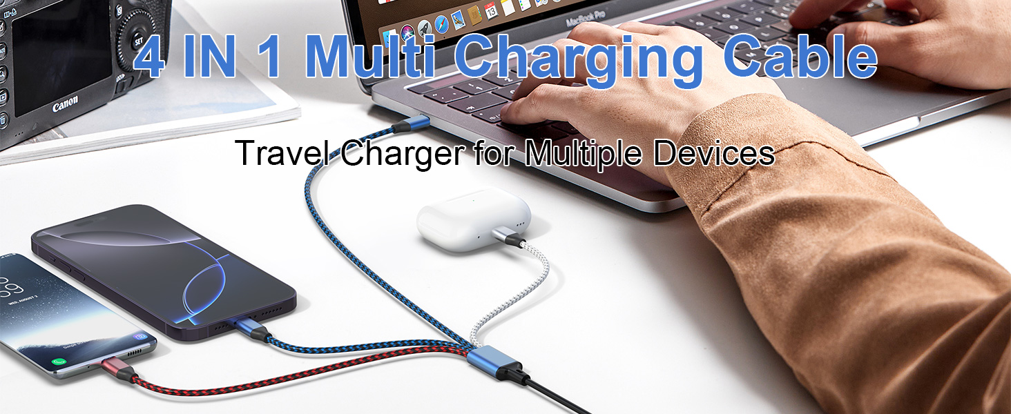 4 IN 1 Multi Charging Cable