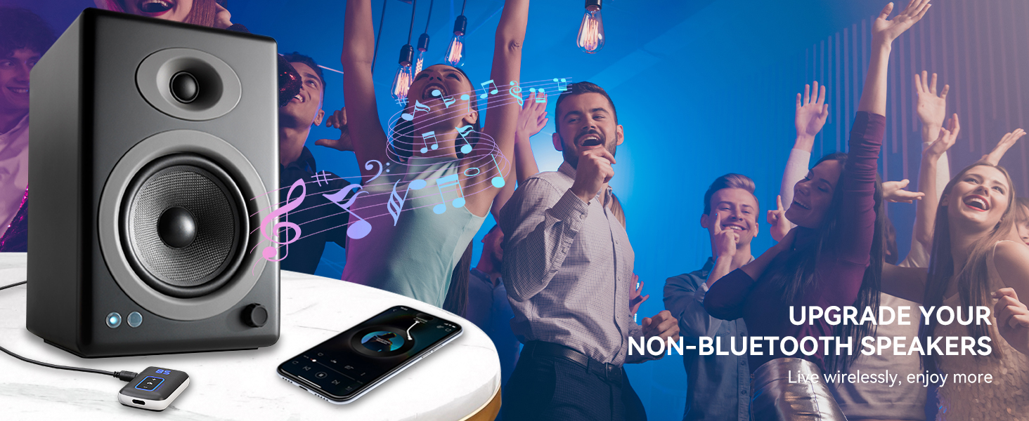 UPGRADE YOUR NON-BLUETOOTH SPEAKERS