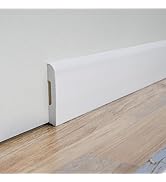 Art3d Wall Baseboard Molding Trim 8-Pack of 56 x 2.6 in., High Impact Polystyrene Skirting Board ...