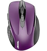 TECKNET Wireless Mouse (2.4G &amp; BT5.0/3.0) Silent Mouse 4800 DPI Computer Mouse 6 Buttons Bluetoot...
