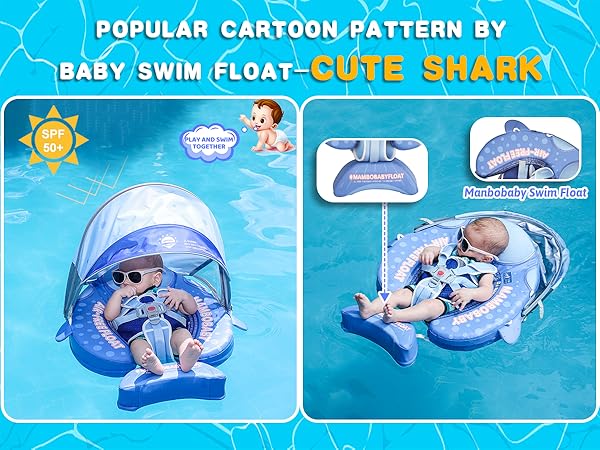  Mambobaby Baby Pool Float with Canopy