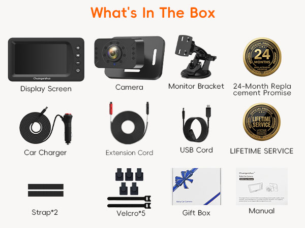 usb baby car camera