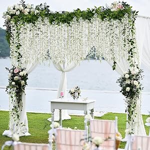 Wisteria Hanging Flowers