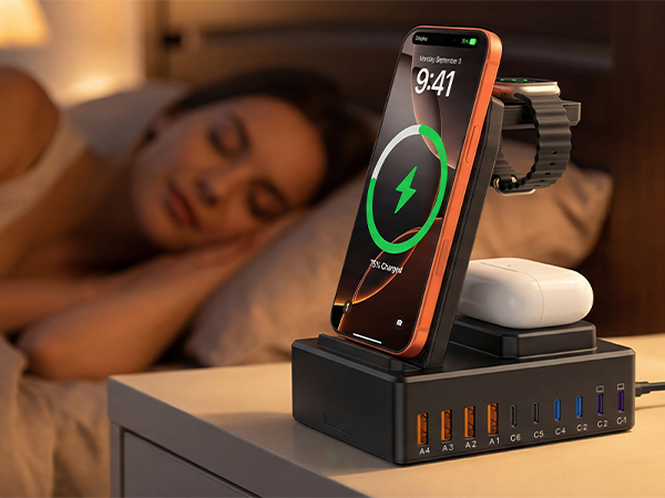 Apple charging station