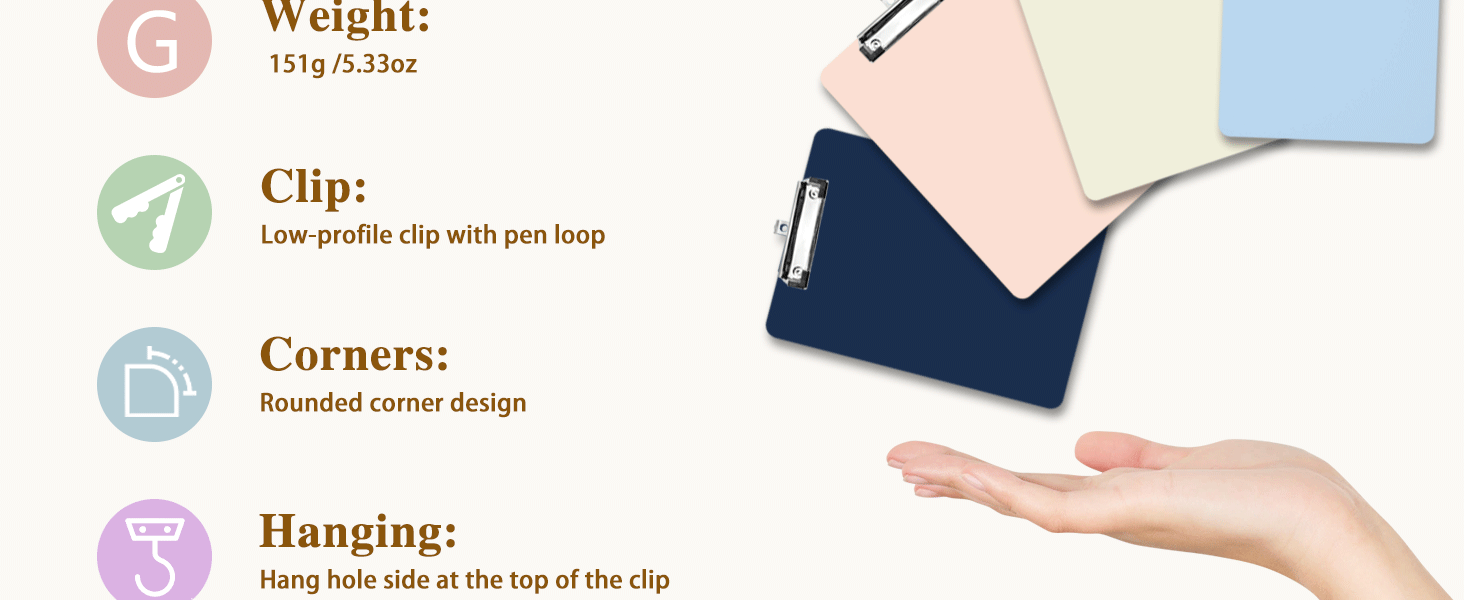 Plastic Clipboards
