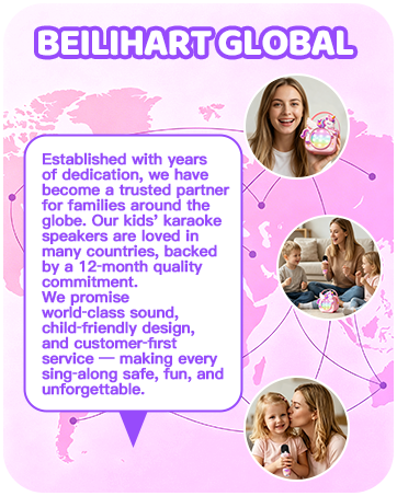 kids karaoke machine for kids microphone mini unicorn gifts for girls 4-6 gifts for 4 year old girl