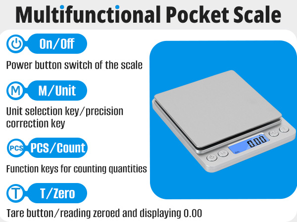 Multifunctional Pocket Scale