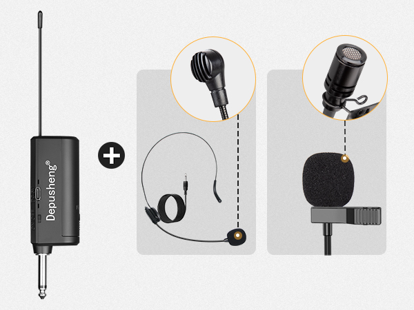 Headset and Lavalier Lapel Mics