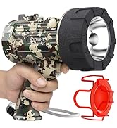 BUYSIGHT Rechargeable Spotlight Flashlight,1000,000 lumens Hand held Spotlight Waterproof Flashli...