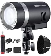 Godox AD300Pro Flash Kit | 300Ws Output, Portable Design, Extra Battery &amp; Softbox Included | Idea...