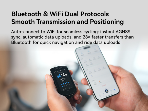 Bluetooth &amp;amp; WiFi Dual Protocols Smooth Transmission and Positioning