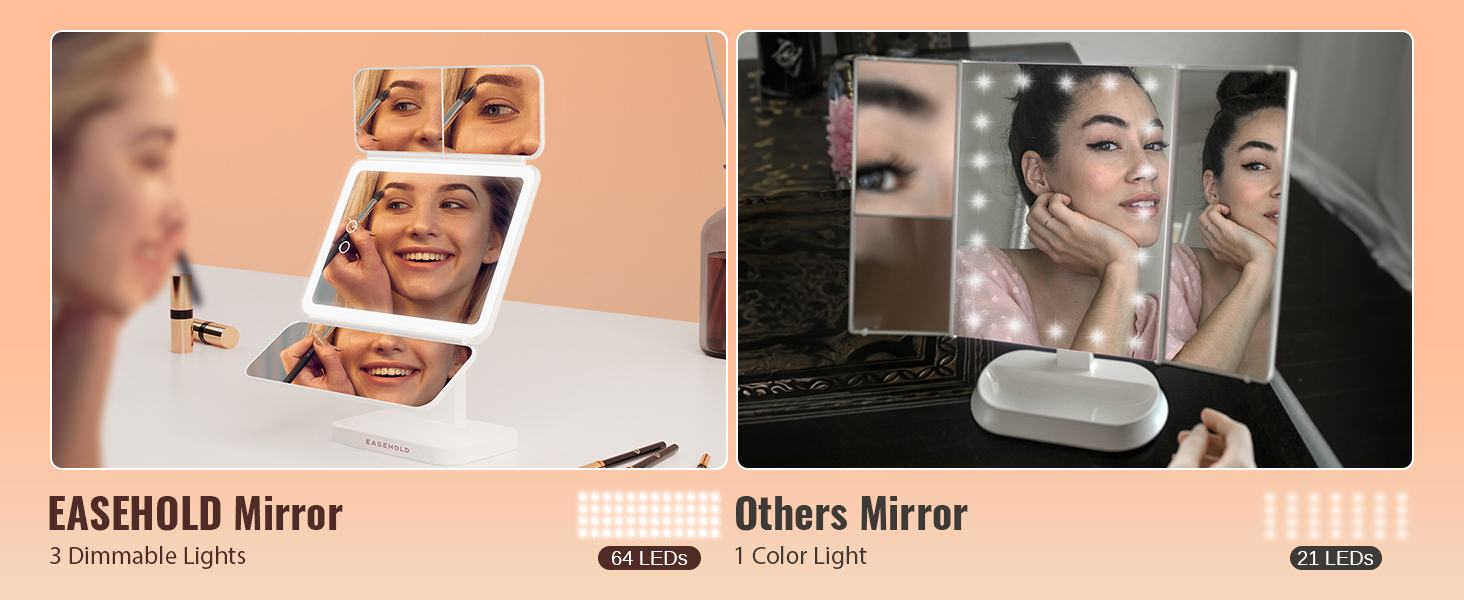led makeup mirror