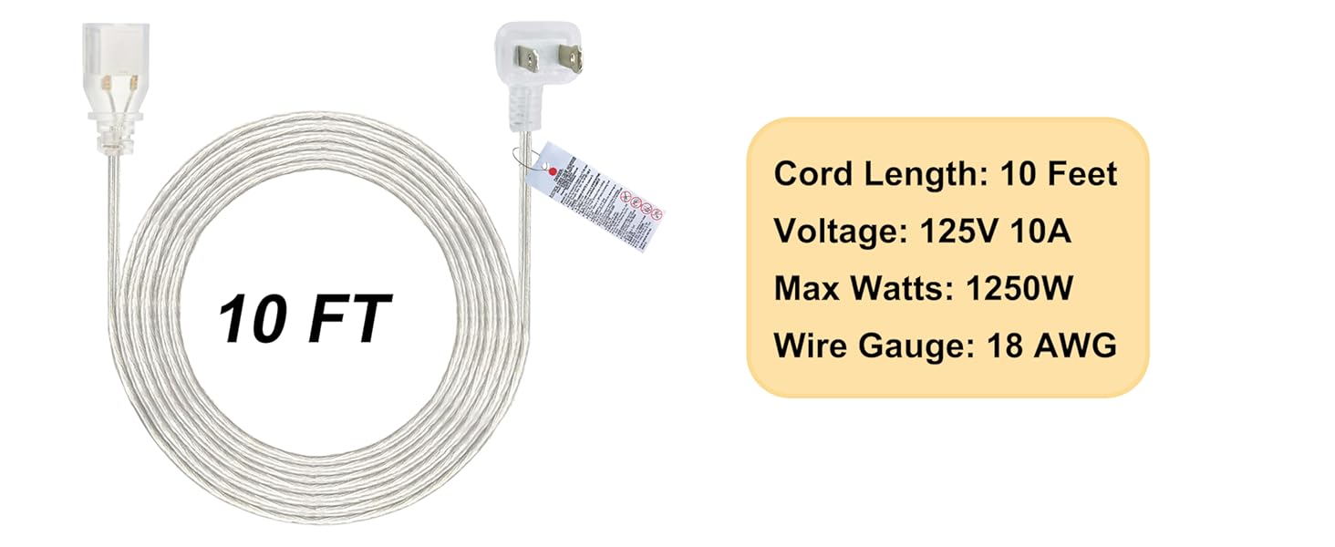 10ft extension cord