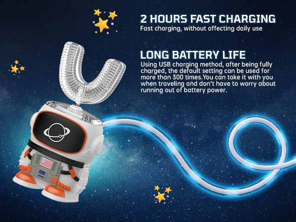 Kids Electric Toothbrush with Long Battery Life