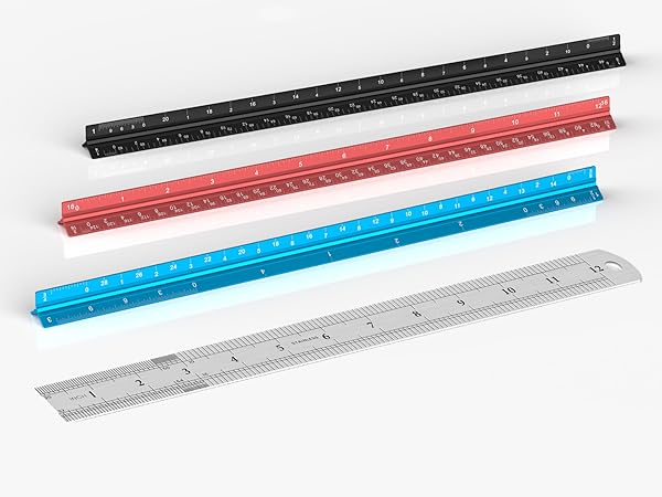Architectural Scale Ruler 12-Inches