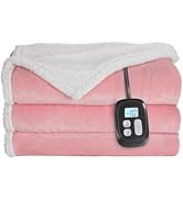 LaffyLo Electric Heated Blanket Twin Size - 62