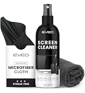 Screen Cleaner Spray and Wipe - TV screen cleaner spray and 2 Microfiber cloths, Computer Screen ...